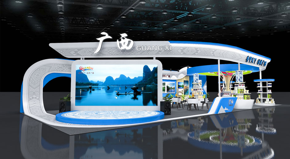廣交會特裝搭建，涂料展展覽裝飾展臺設(shè)計搭建公司